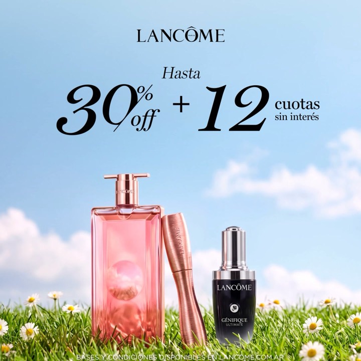 Lancôme: Regalá momentos únicos con tus productos Lancôme. Descubrí fragancias icónicas,