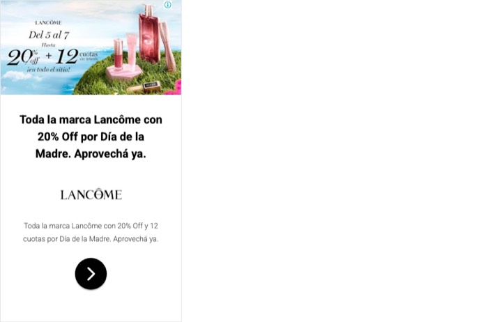 Lancôme: LANCOME | Del 5 al 7 | Hasta | 20% + 12 CULa | ien todo el sitio! | Toda la marc