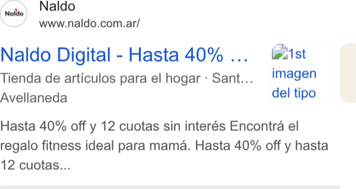 Naldo: Naldo | Naldo | www.naldo.com.ar/ | Naldo Digital - Hasta 40% .. | 21 st | image