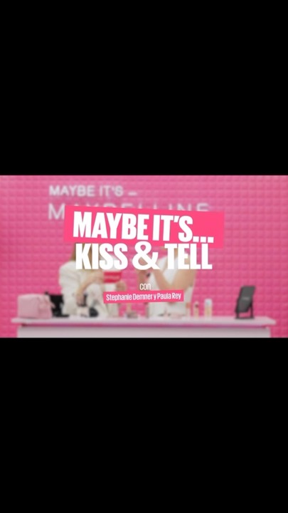Maybelline: stephaniedemner con Maybelline New York | Maybe Its… Kiss & Tell 💋 | Ya vieron