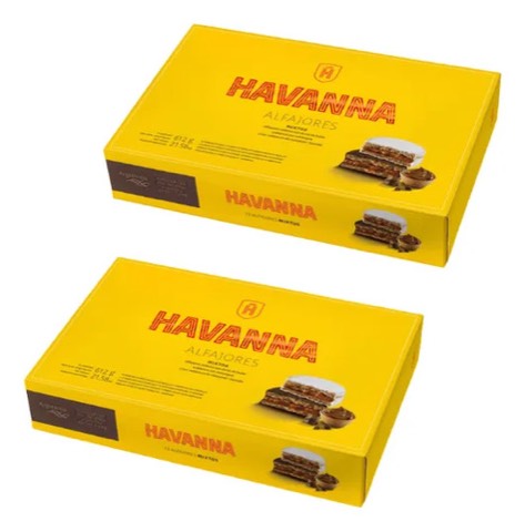Havanna: Pack 24 Alfajores Havanna Mixtos Chocolate Y Dulce De Leche
