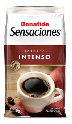 Bonafide: Cafe Torrado Molido Intenso 1 Kg Sensaciones Bonafide